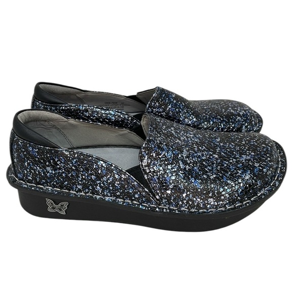 ALEGRIA Shoes Debra Blue Racer Slip On Comfort Clog Size 37 or 7 - Picture 4 of 11